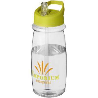 H2O Active® Pulse 600 ml spout lid sport bottle Lime