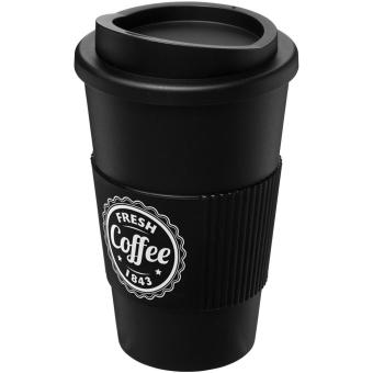 Americano® 350 ml insulated tumbler with grip Black
