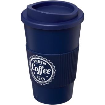 Americano® 350 ml insulated tumbler with grip Dark blue