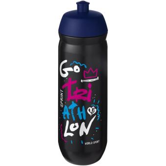 HydroFlex™ 750 ml Squeezy Sportflasche, blau Blau,schwarz
