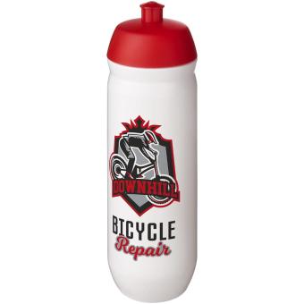 HydroFlex™ 750 ml Squeezy Sportflasche Rot/weiß
