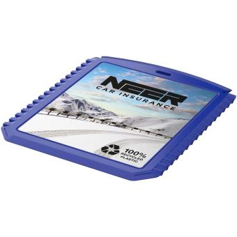 Thrym rechteckiger Eiskratzer aus recyceltem Kunststoff Blau