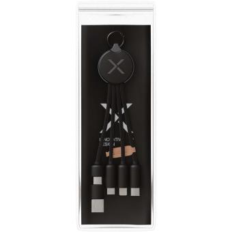 SCX.design C14 20W 5-in-1 charging cable Black