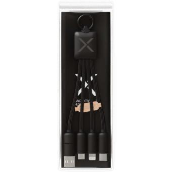 SCX.design C13 20W 5-in-1 charging cable Black