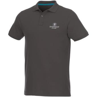 Beryl Poloshirt aus Bio-Recyclingmaterial für Herren, graphit Graphit | XS