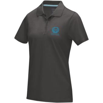 Graphite Poloshirt aus GOTS-zertifizierter Bio-Baumwolle für Damen, graphit Graphit | XS