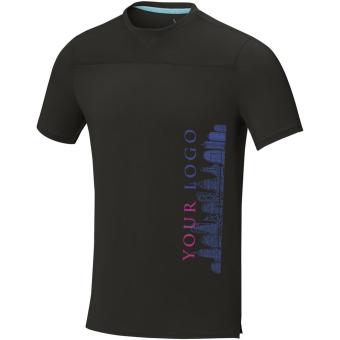 Borax short sleeve men's GRS recycled cool fit t-shirt, black Black | XS