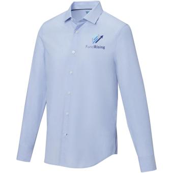 Cuprite long sleeve men's organic shirt, light blue Light blue | XS