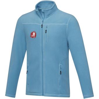 Amber GRS recycelte Fleecejacke für Herren, himmelblau Himmelblau | XS