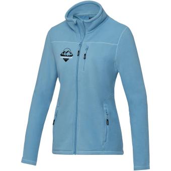 Amber women's GRS recycled full zip fleece jacket, skyblue Skyblue | XS