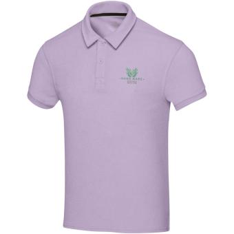 Akoya GRS recycled terry unisex polo, lilac Lilac | XS