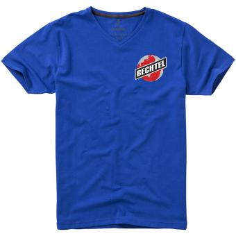 Kawartha T-Shirt für Herren mit V-Ausschnitt, Blau Blau | XS