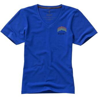 Kawartha T-Shirt für Damen mit V-Ausschnitt, Blau Blau | XS