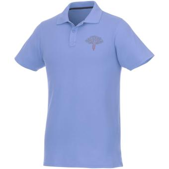 Helios short sleeve men's polo, light blue Light blue | XS