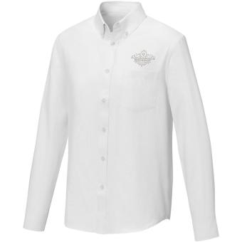 Pollux long sleeve men's shirt, white White | XS