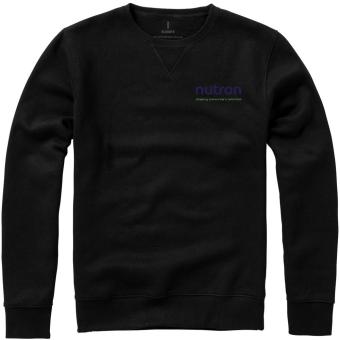 Surrey unisex crewneck sweater, black Black | XS