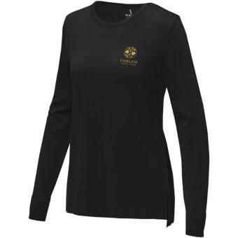 Merrit Pullover mit Rundhalsausschnitt für Damen, schwarz Schwarz | 2XL