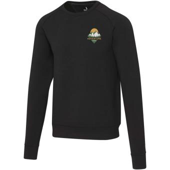 Yukon 350 g/m² Sportpullover mit Rundhalsausschnitt und Interlock Strick Unisex, schwarz Schwarz | XXS