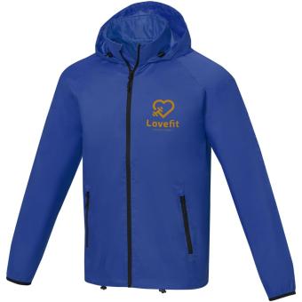 Dinlas men's lightweight jacket, aztec blue Aztec blue | L