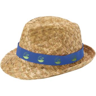 Pricus straw hat Royal/blue