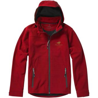 Langley men's softshell jacket, red Red | XS