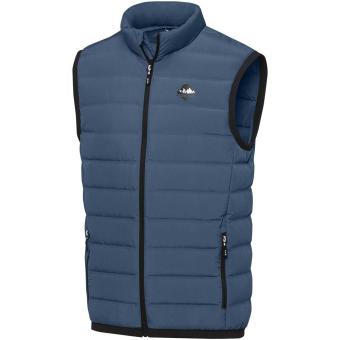 Caltha men's insulated down bodywarmer, blue Blue | 3XL