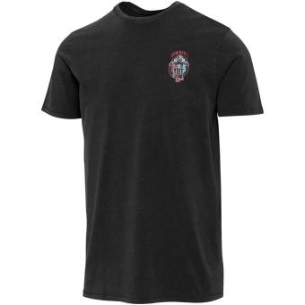 Nanaimo Kurzärmeliges T-Shirt für Herren im Washed Look, 160 g/m2, schwarz Schwarz | XS
