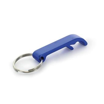 Schlüsselanhänger mit Kapselheber Blau
