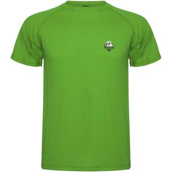 Montecarlo short sleeve kids sports t-shirt, green fern Green fern | 4