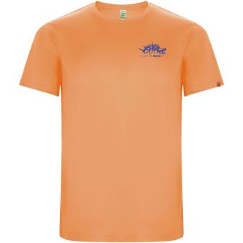 Imola short sleeve kids sports t-shirt, fluor orange Fluor orange | 4