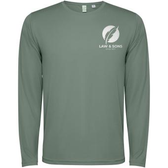 Estoril 125 g/m² Langarm-Shirt für Kinder, Farngrün Farngrün | 4