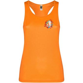 Shura 140 g/m² women's sports vest, fluor orange Fluor orange | M