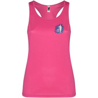 Shura 140 g/m² women's sports vest, rosé Rosé | XL