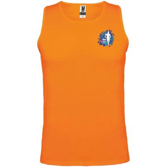 Andre 140 g/m² men's sports vest, fluor orange Fluor orange | L