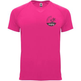 Bahrain short sleeve men's sports t-shirt, fluor pink Fluor pink | L