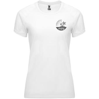 Bahrain short sleeve women's sports t-shirt, white White | L