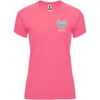 Bahrain short sleeve women's sports t-shirt, Fluor lady pink  | L
