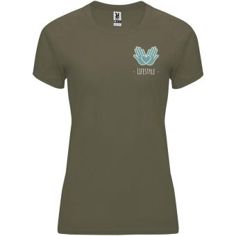 Bahrain short sleeve women's sports t-shirt, military green Military green | L