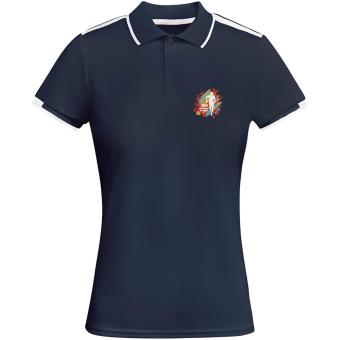 Tamil 150 g/m² short sleeve women's sports polo, navy/white Navy/white | L
