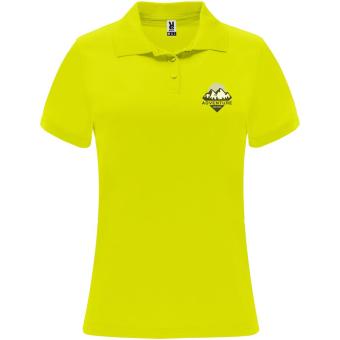 Monzha short sleeve women's sports polo, yellow Yellow | L
