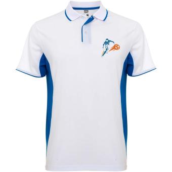 Montmelo Sport Poloshirt Unisex, weiß/königsblau Weiß/königsblau | M