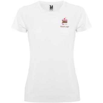 Montecarlo short sleeve women's sports t-shirt, white White | L