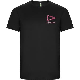 Imola short sleeve men's sports t-shirt, black Black | L