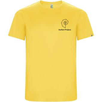 Imola short sleeve men's sports t-shirt, yellow Yellow | L