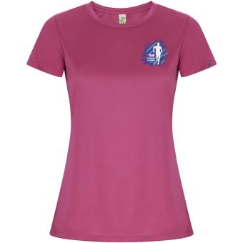 Imola short sleeve women's sports t-shirt, rosette Rosette | L