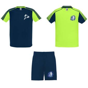 Juve unisex sports set, fluor green, navy blue Fluor green, navy blue | M