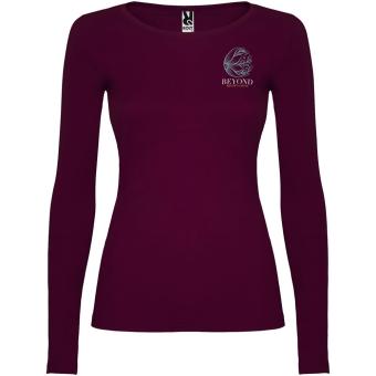 Extreme long sleeve women's t-shirt, garnet Garnet | L