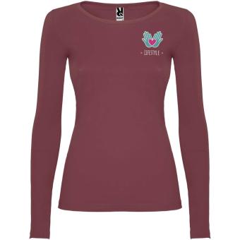 Extreme 160 g/m² long sleeve women's t-shirt, berry/maroon Berry/maroon | L
