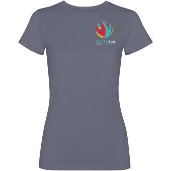 Fiyi 180 g/m² short sleeve women's t-shirt, dark grey Dark grey | L