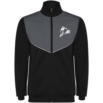 Evans 225 g/m² unisex tracksuit, ebony Ebony | L